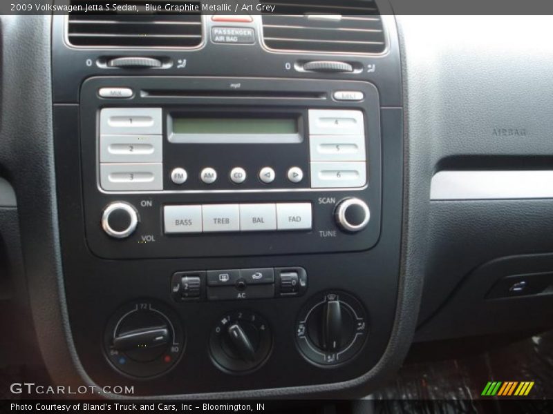 Blue Graphite Metallic / Art Grey 2009 Volkswagen Jetta S Sedan
