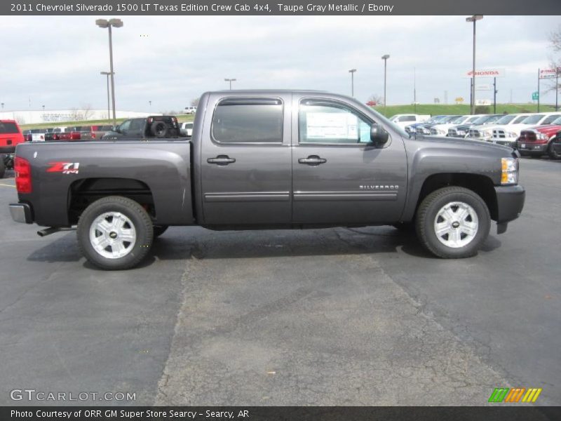 Taupe Gray Metallic / Ebony 2011 Chevrolet Silverado 1500 LT Texas Edition Crew Cab 4x4