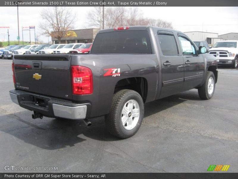 Taupe Gray Metallic / Ebony 2011 Chevrolet Silverado 1500 LT Texas Edition Crew Cab 4x4