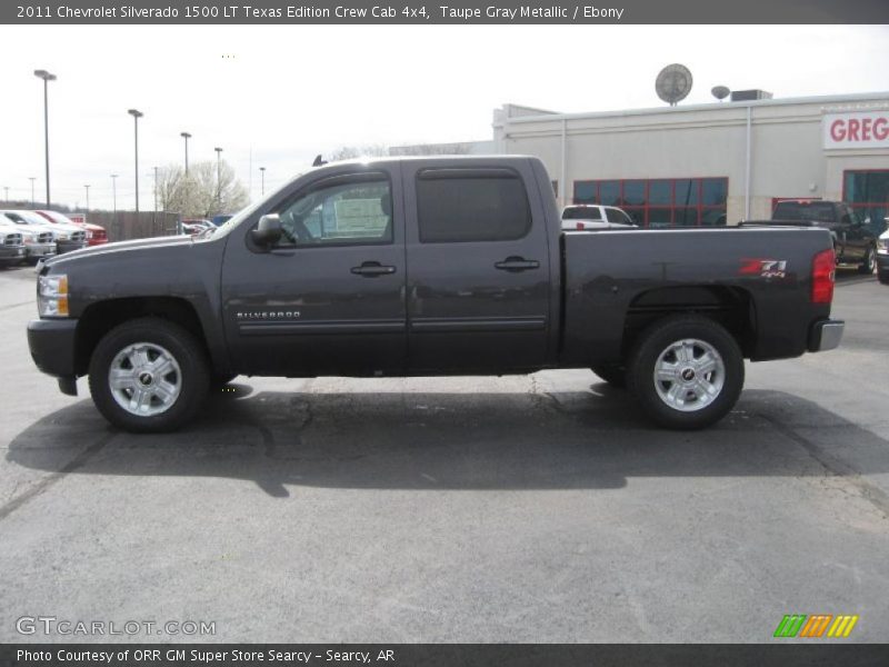 Taupe Gray Metallic / Ebony 2011 Chevrolet Silverado 1500 LT Texas Edition Crew Cab 4x4