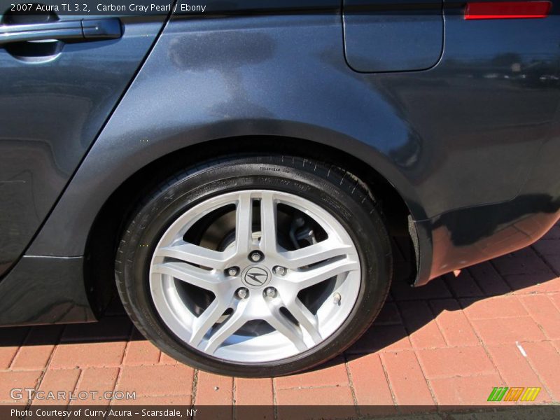 Carbon Gray Pearl / Ebony 2007 Acura TL 3.2