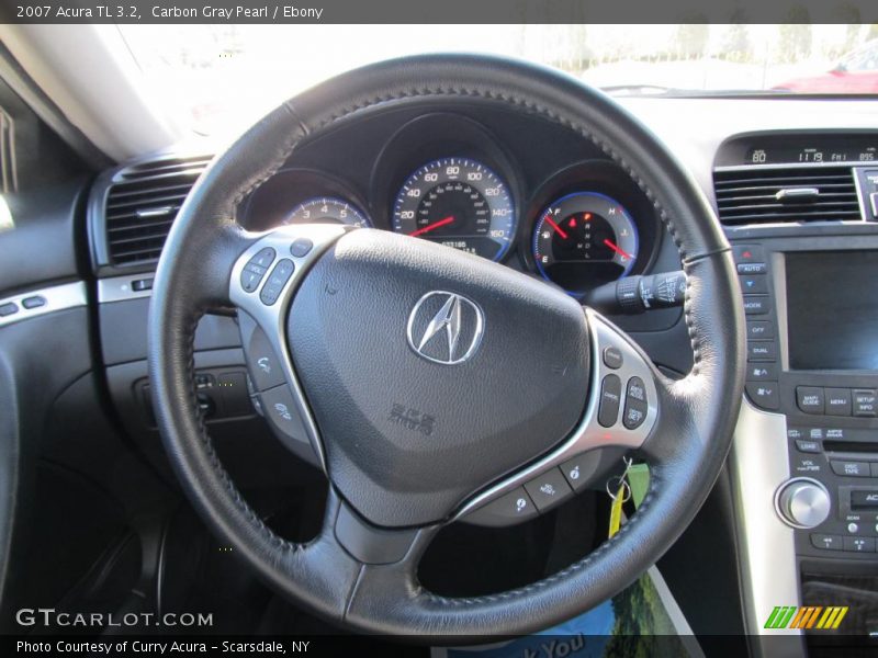 Carbon Gray Pearl / Ebony 2007 Acura TL 3.2