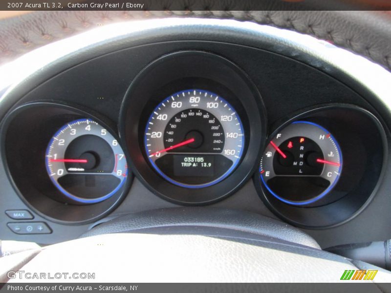 Carbon Gray Pearl / Ebony 2007 Acura TL 3.2