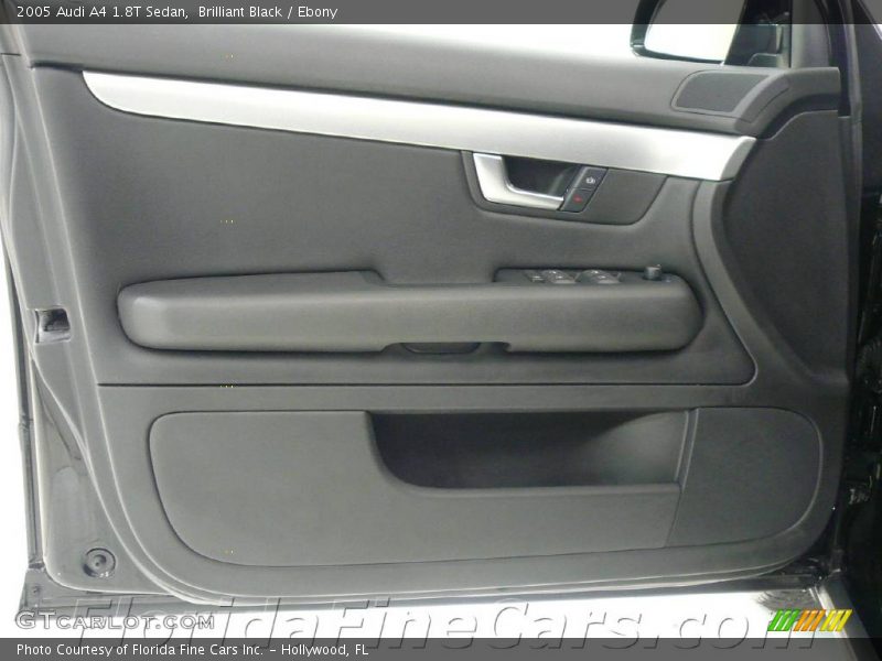 Brilliant Black / Ebony 2005 Audi A4 1.8T Sedan