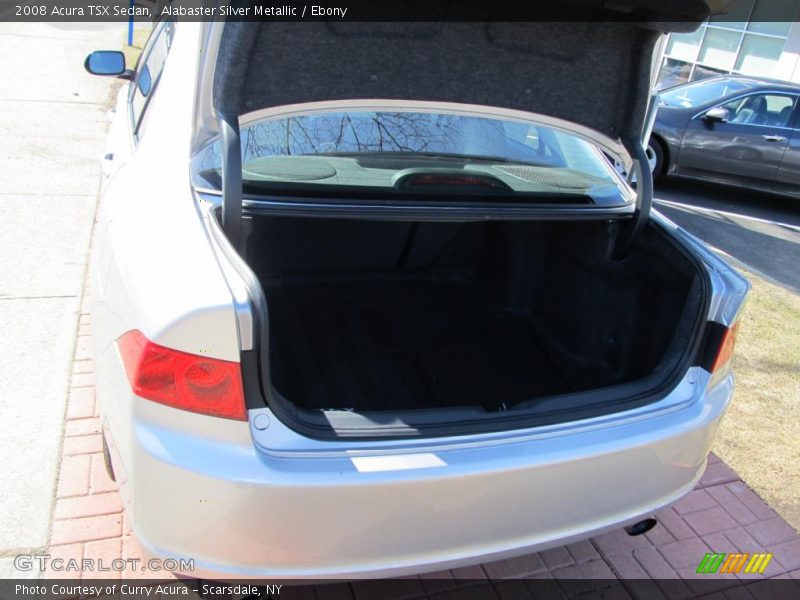 Alabaster Silver Metallic / Ebony 2008 Acura TSX Sedan