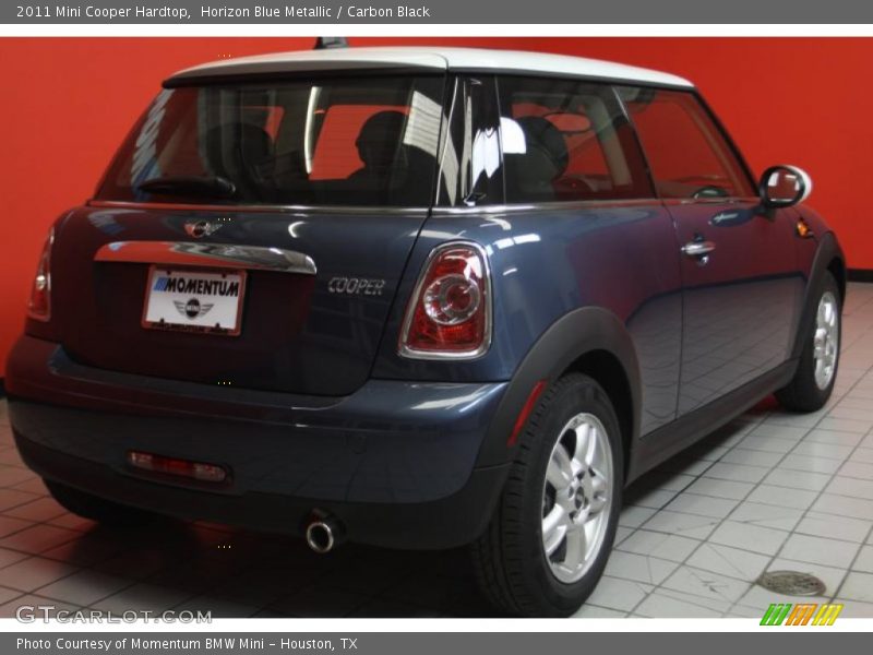 Horizon Blue Metallic / Carbon Black 2011 Mini Cooper Hardtop