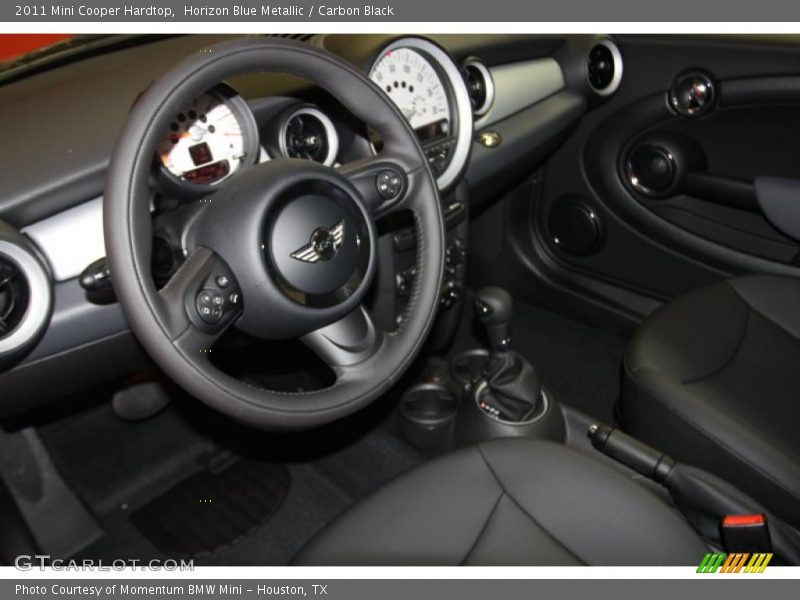 Horizon Blue Metallic / Carbon Black 2011 Mini Cooper Hardtop