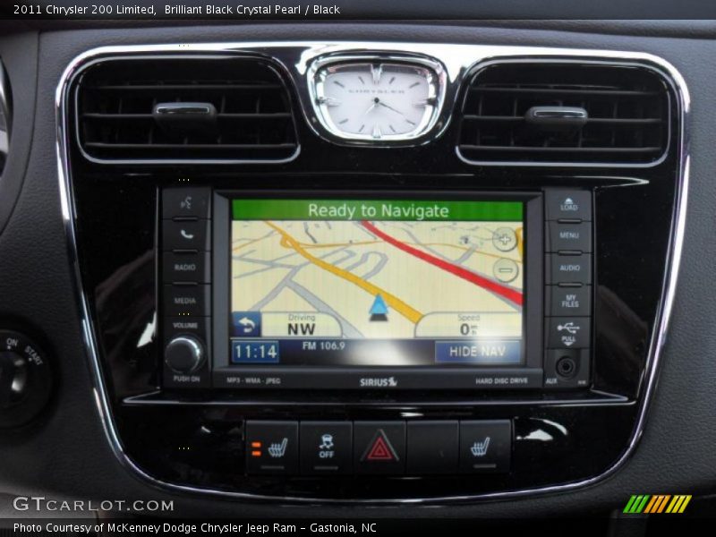Navigation of 2011 200 Limited
