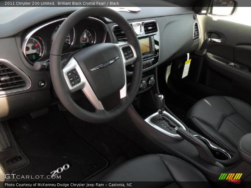 Black Interior - 2011 200 Limited 