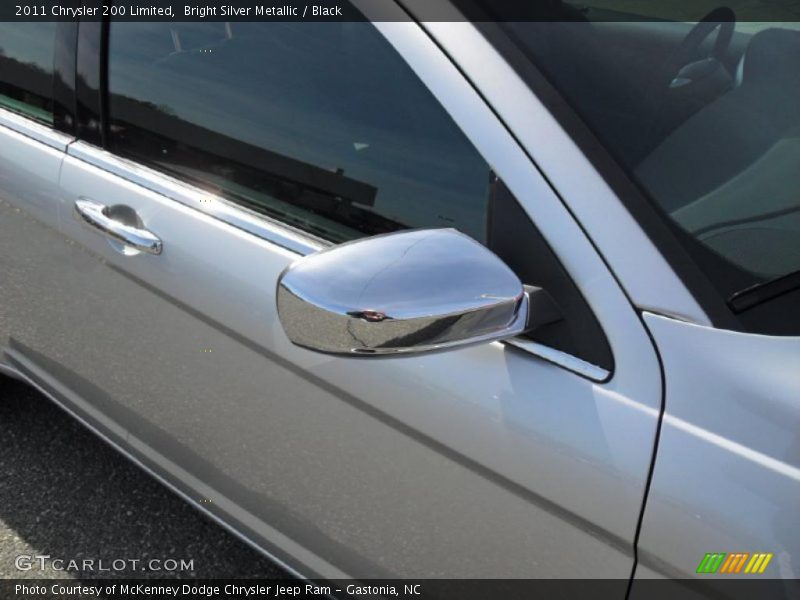Bright Silver Metallic / Black 2011 Chrysler 200 Limited