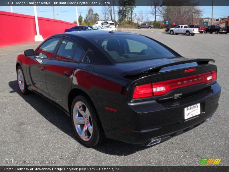 Brilliant Black Crystal Pearl / Black 2011 Dodge Charger Rallye