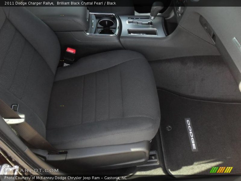 Brilliant Black Crystal Pearl / Black 2011 Dodge Charger Rallye