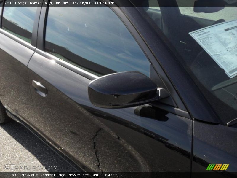 Brilliant Black Crystal Pearl / Black 2011 Dodge Charger Rallye