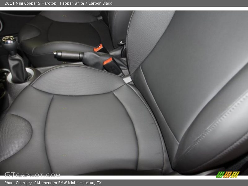 Pepper White / Carbon Black 2011 Mini Cooper S Hardtop