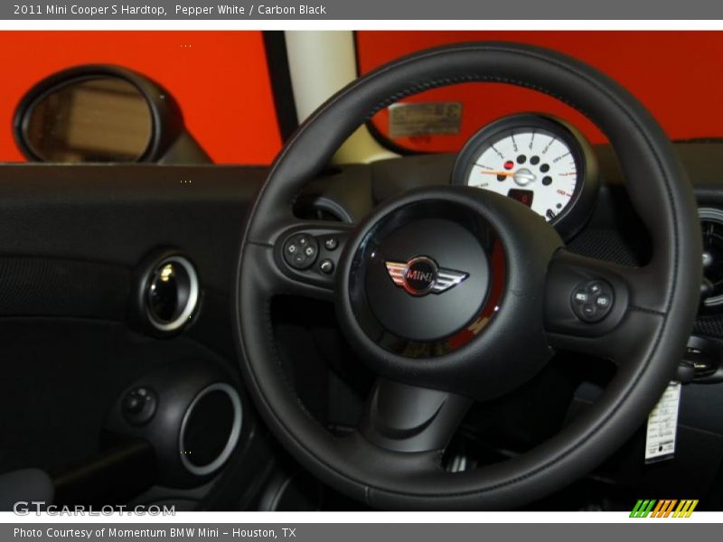 Pepper White / Carbon Black 2011 Mini Cooper S Hardtop