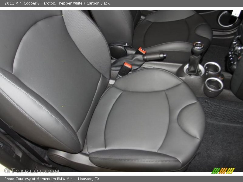 Pepper White / Carbon Black 2011 Mini Cooper S Hardtop