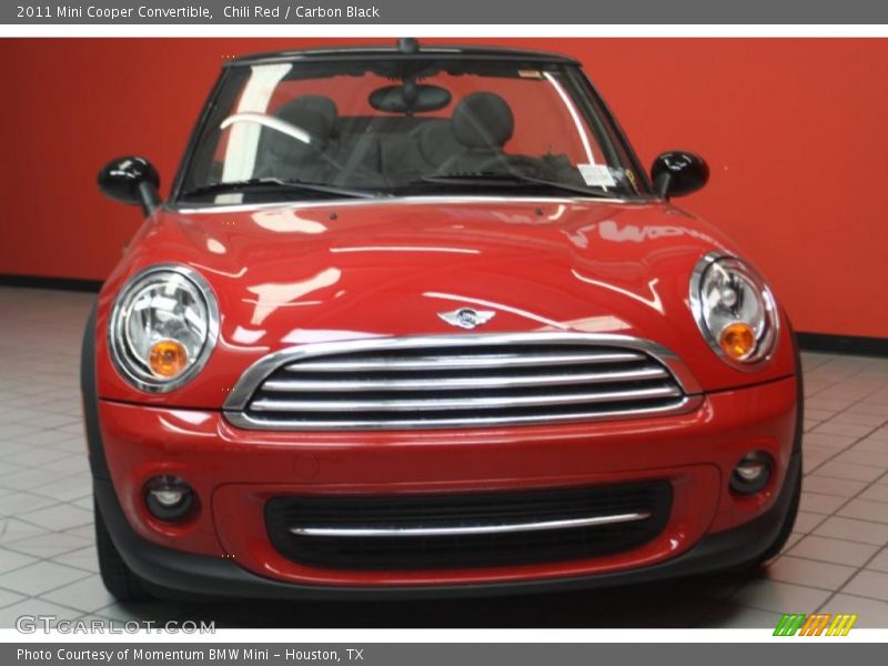Chili Red / Carbon Black 2011 Mini Cooper Convertible