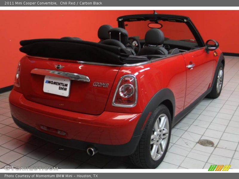 Chili Red / Carbon Black 2011 Mini Cooper Convertible
