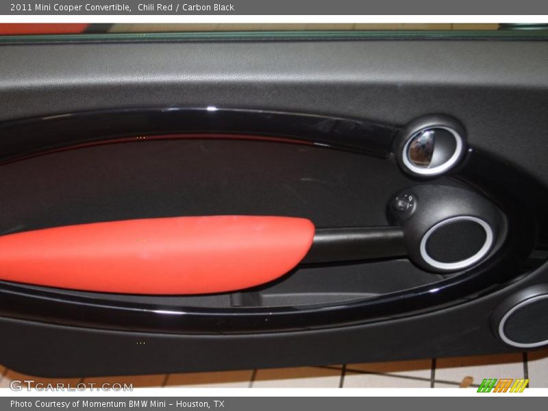 Chili Red / Carbon Black 2011 Mini Cooper Convertible