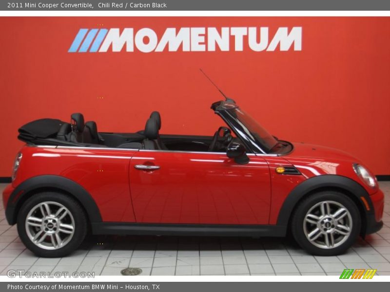 Chili Red / Carbon Black 2011 Mini Cooper Convertible