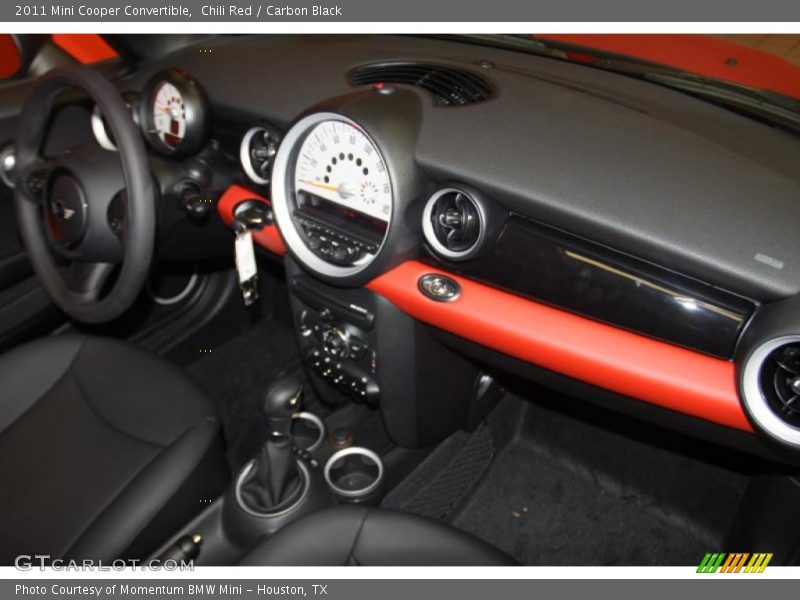 Chili Red / Carbon Black 2011 Mini Cooper Convertible