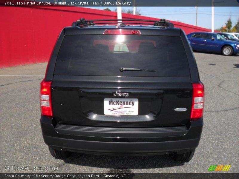 Brilliant Black Crystal Pearl / Dark Slate Gray 2011 Jeep Patriot Latitude