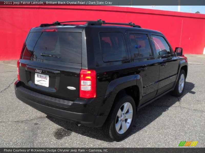 Brilliant Black Crystal Pearl / Dark Slate Gray 2011 Jeep Patriot Latitude