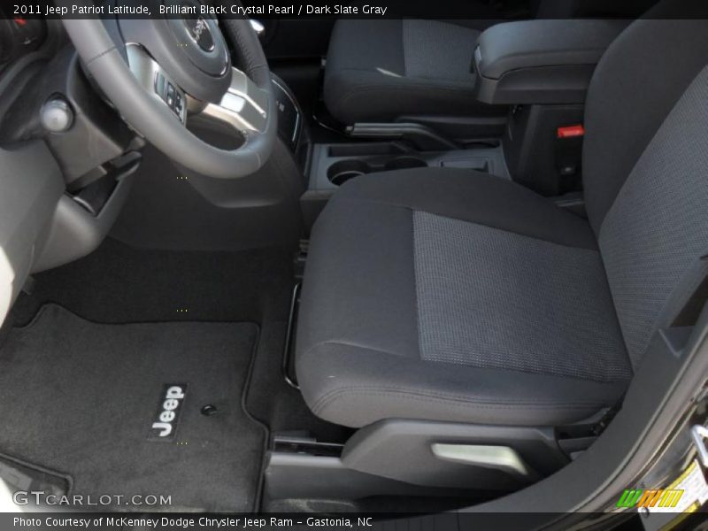 Brilliant Black Crystal Pearl / Dark Slate Gray 2011 Jeep Patriot Latitude