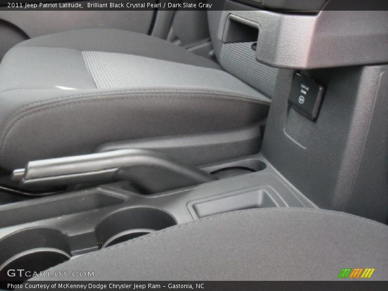 Brilliant Black Crystal Pearl / Dark Slate Gray 2011 Jeep Patriot Latitude