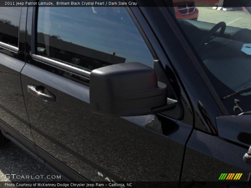 Brilliant Black Crystal Pearl / Dark Slate Gray 2011 Jeep Patriot Latitude