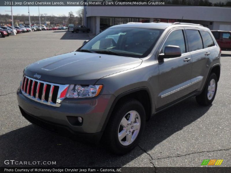 Mineral Gray Metallic / Dark Graystone/Medium Graystone 2011 Jeep Grand Cherokee Laredo