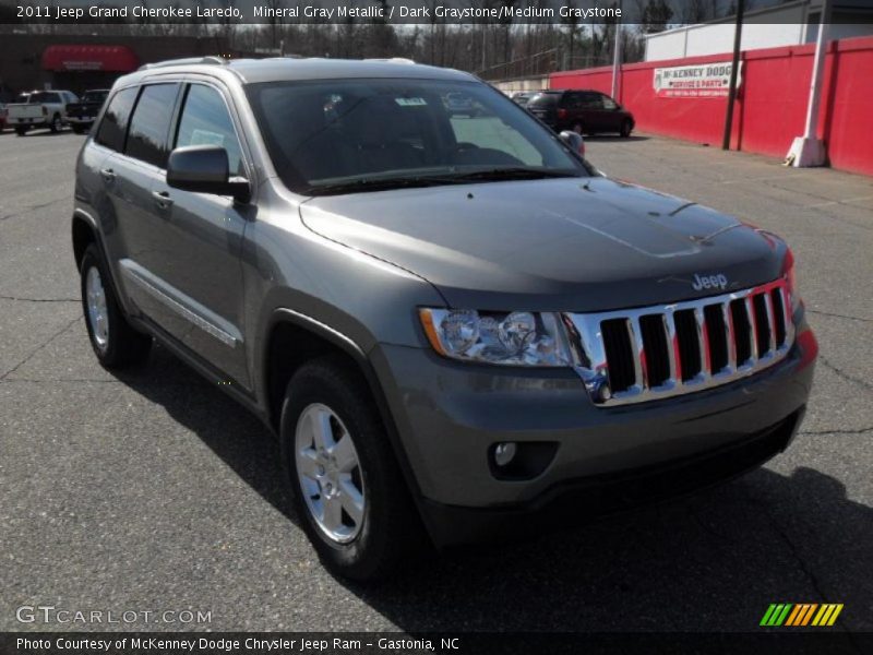 Mineral Gray Metallic / Dark Graystone/Medium Graystone 2011 Jeep Grand Cherokee Laredo