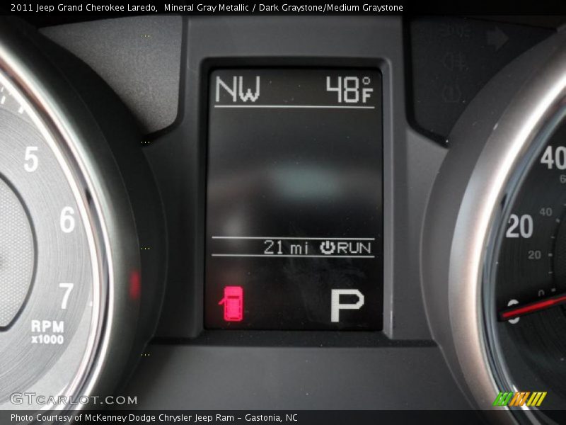 Mineral Gray Metallic / Dark Graystone/Medium Graystone 2011 Jeep Grand Cherokee Laredo