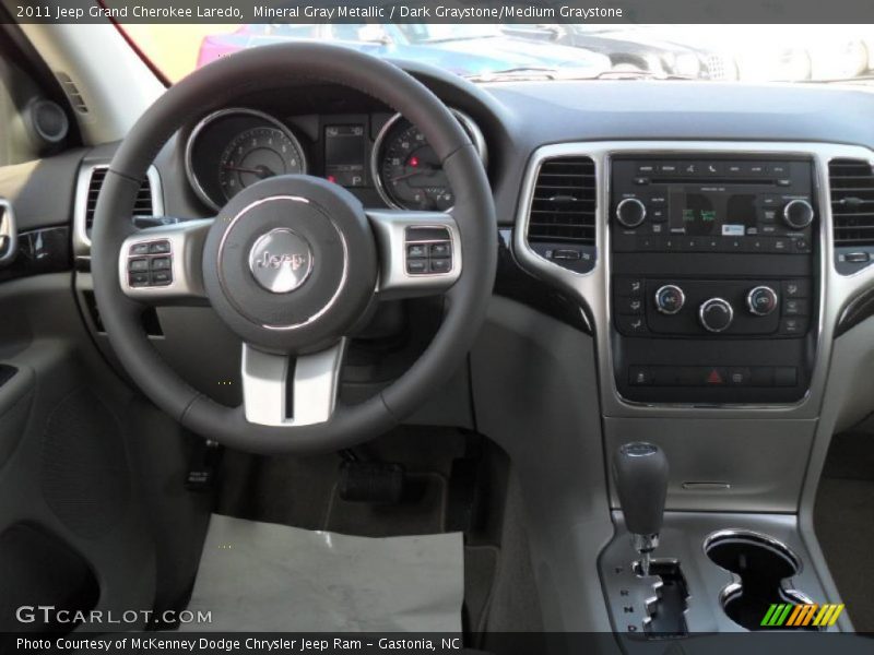 Mineral Gray Metallic / Dark Graystone/Medium Graystone 2011 Jeep Grand Cherokee Laredo