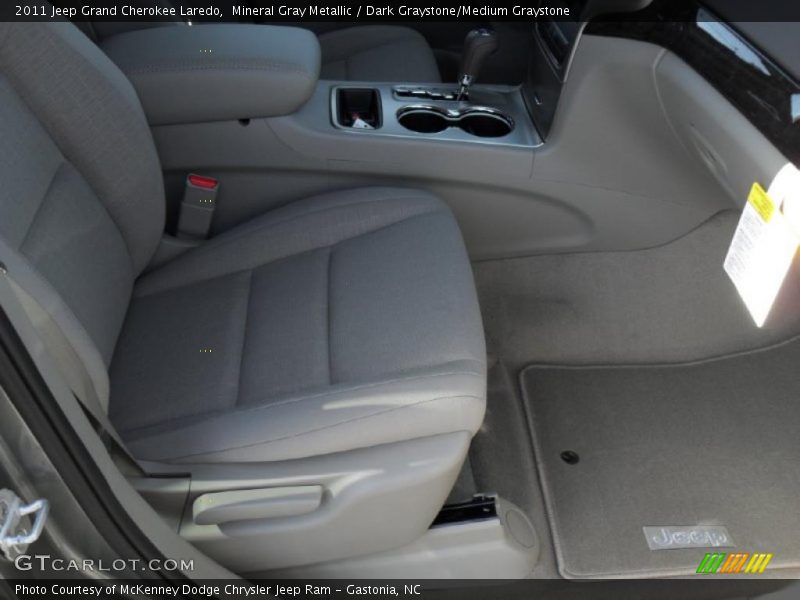 Mineral Gray Metallic / Dark Graystone/Medium Graystone 2011 Jeep Grand Cherokee Laredo