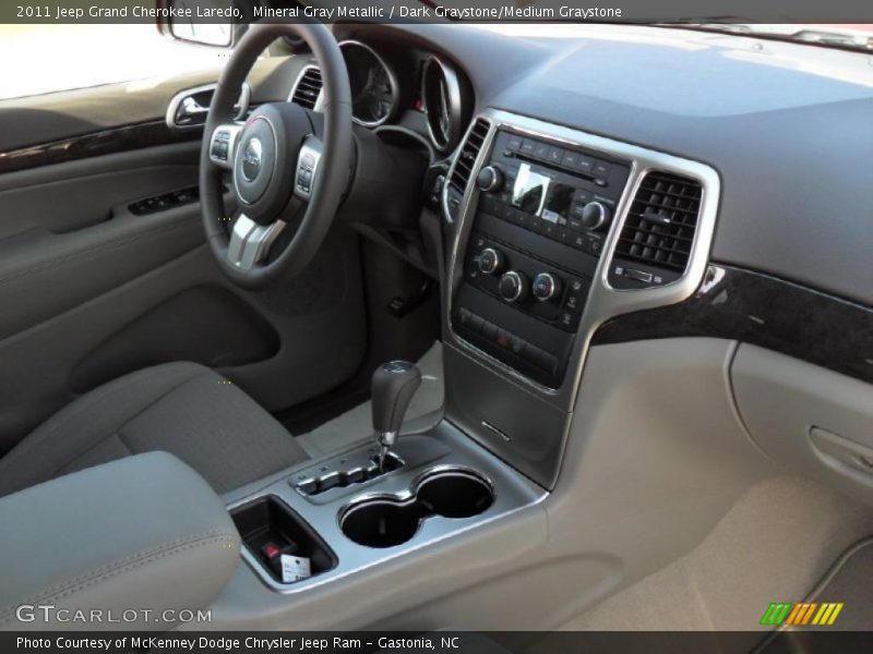 Mineral Gray Metallic / Dark Graystone/Medium Graystone 2011 Jeep Grand Cherokee Laredo
