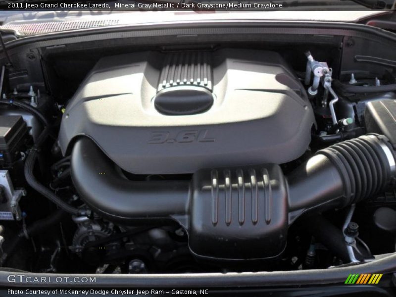 Mineral Gray Metallic / Dark Graystone/Medium Graystone 2011 Jeep Grand Cherokee Laredo