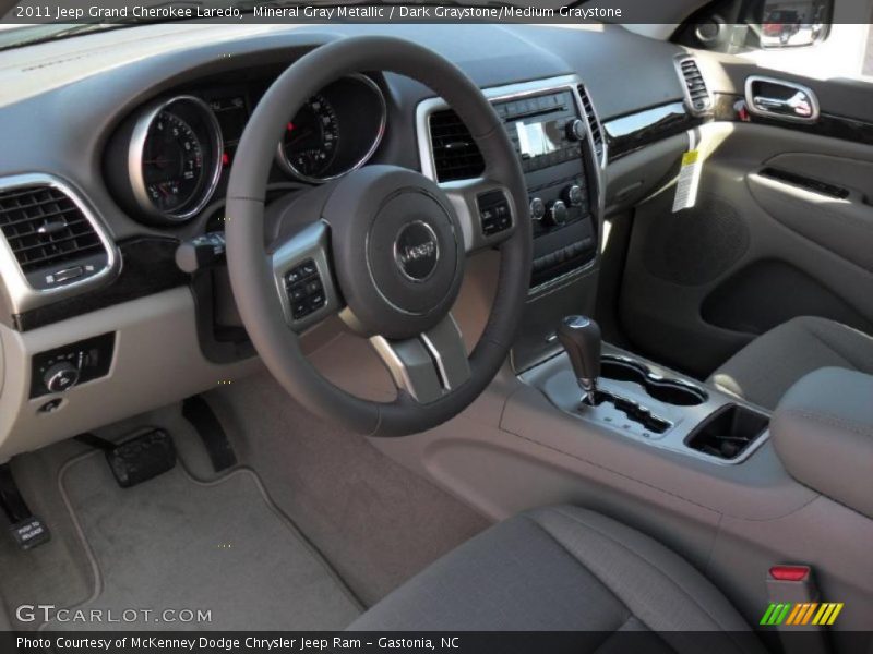 Mineral Gray Metallic / Dark Graystone/Medium Graystone 2011 Jeep Grand Cherokee Laredo