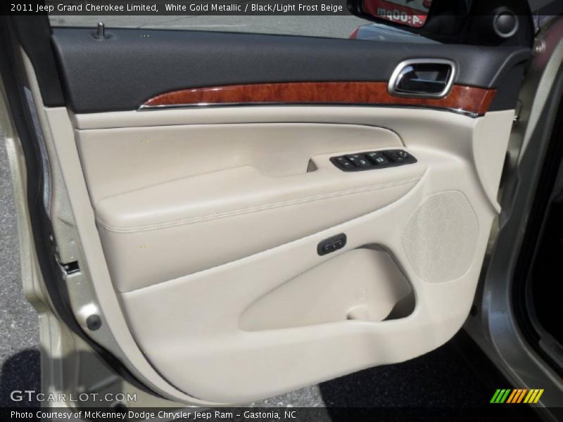 White Gold Metallic / Black/Light Frost Beige 2011 Jeep Grand Cherokee Limited