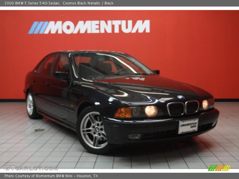 Cosmos Black Metallic / Black 2000 BMW 5 Series 540i Sedan