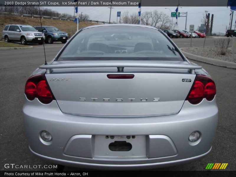 Ice Silver Pearl / Dark Taupe/Medium Taupe 2003 Dodge Stratus SXT Coupe