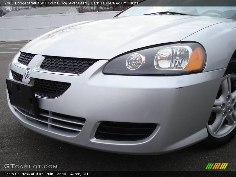 Ice Silver Pearl / Dark Taupe/Medium Taupe 2003 Dodge Stratus SXT Coupe