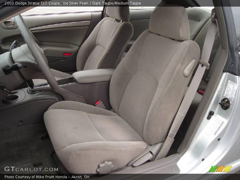 Ice Silver Pearl / Dark Taupe/Medium Taupe 2003 Dodge Stratus SXT Coupe