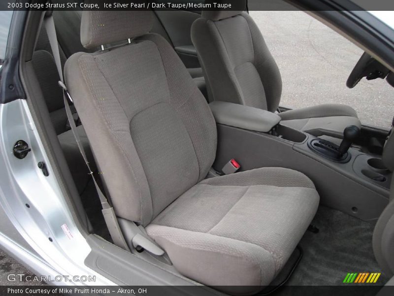 Ice Silver Pearl / Dark Taupe/Medium Taupe 2003 Dodge Stratus SXT Coupe