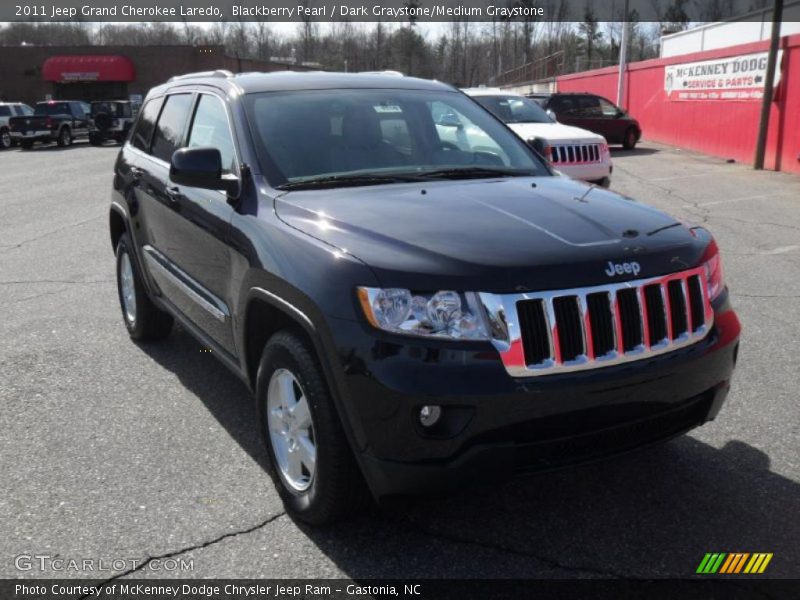 Blackberry Pearl / Dark Graystone/Medium Graystone 2011 Jeep Grand Cherokee Laredo