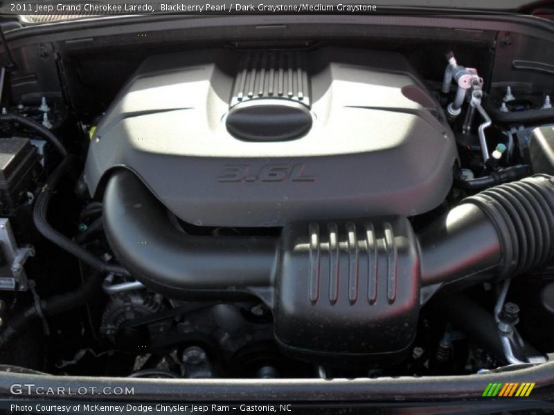 Blackberry Pearl / Dark Graystone/Medium Graystone 2011 Jeep Grand Cherokee Laredo