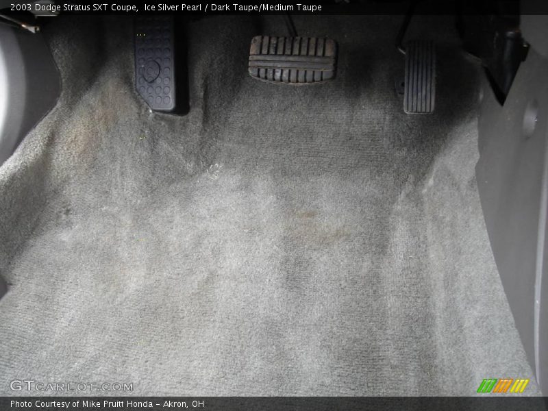 Ice Silver Pearl / Dark Taupe/Medium Taupe 2003 Dodge Stratus SXT Coupe