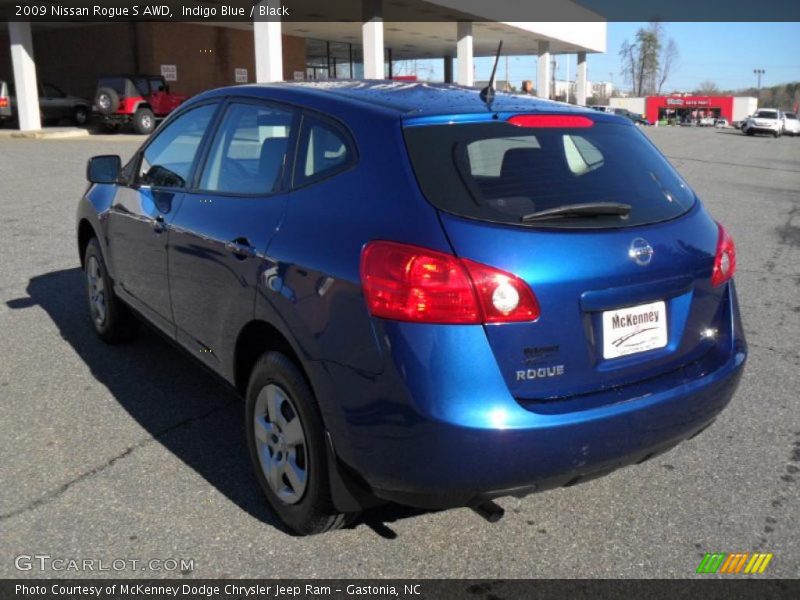 Indigo Blue / Black 2009 Nissan Rogue S AWD