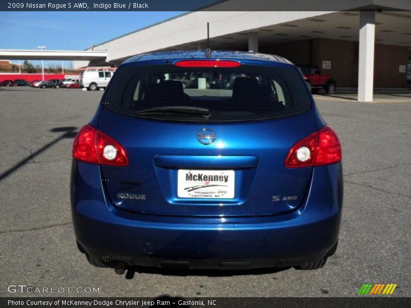 Indigo Blue / Black 2009 Nissan Rogue S AWD