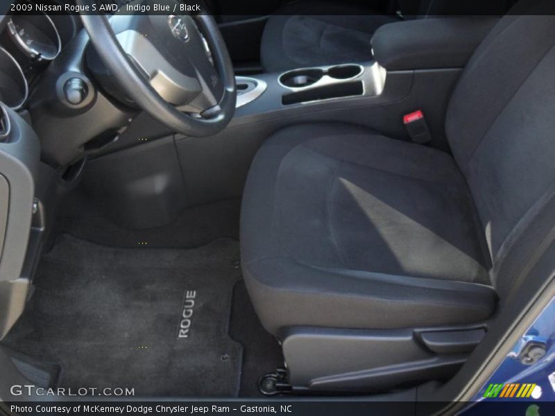 Indigo Blue / Black 2009 Nissan Rogue S AWD